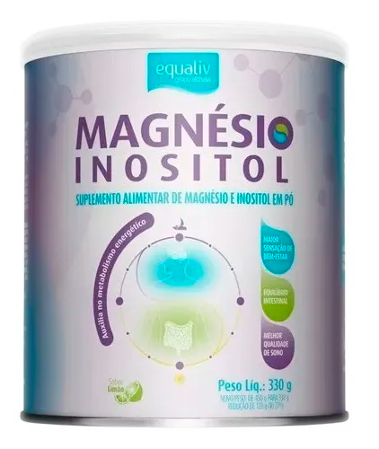 Magnésio Inositol - Suplemento para bem-estar e relaxamento Equaliv